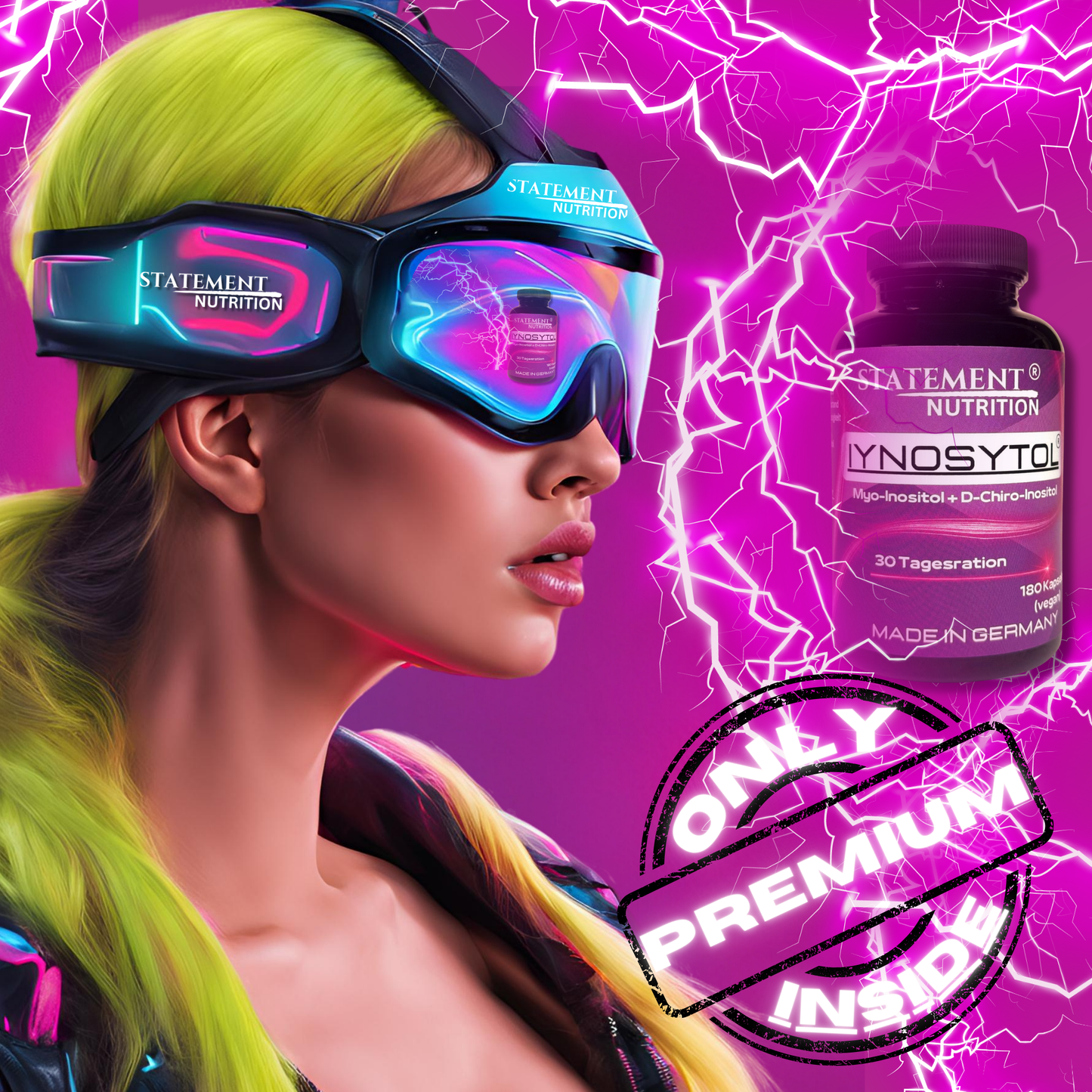 IYNOSYTOL BOX PULVER+*KAPSEL EDITION* MYO+D-CHIRO INOSITOL (4 Monatsvorrat)