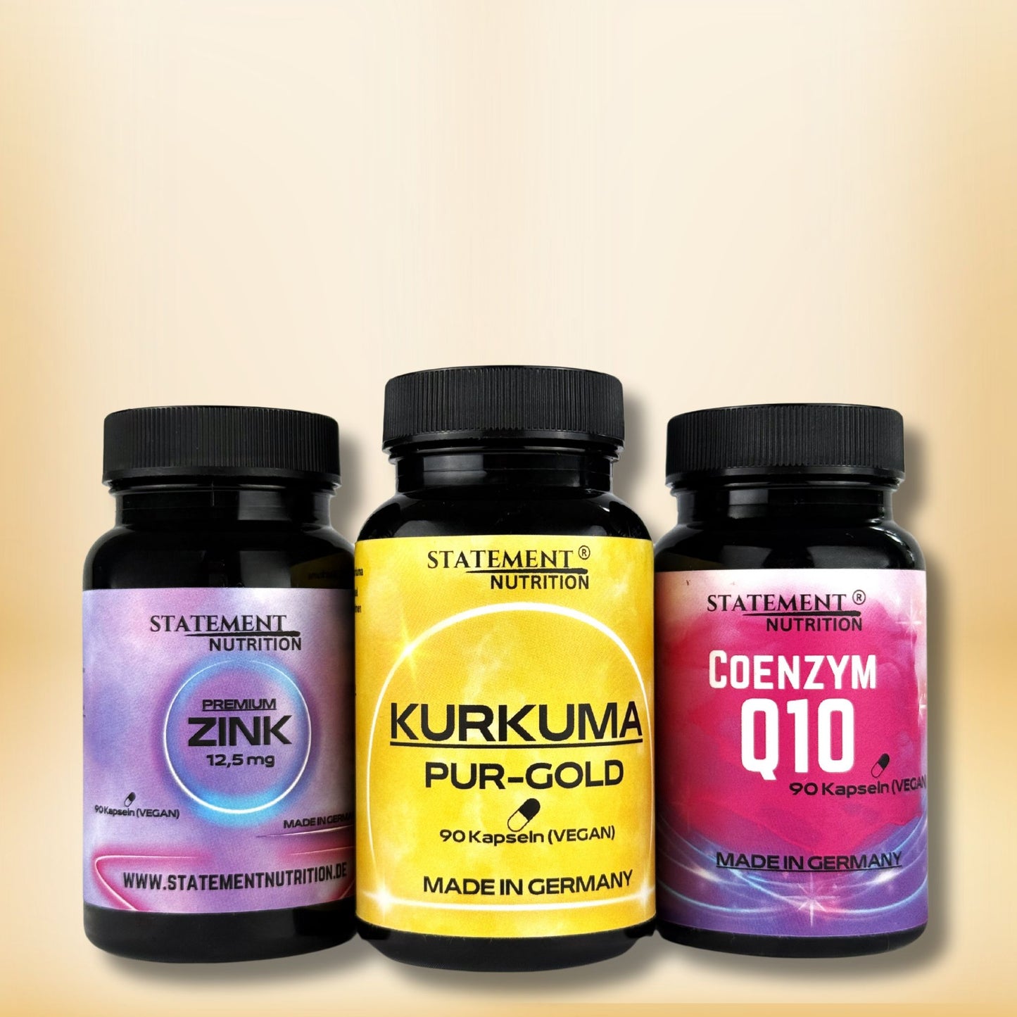 PREMIUM BUNDLE Q10 + ZINK + KURKUMA +GRATIS VERSAND+Inkl. BOX