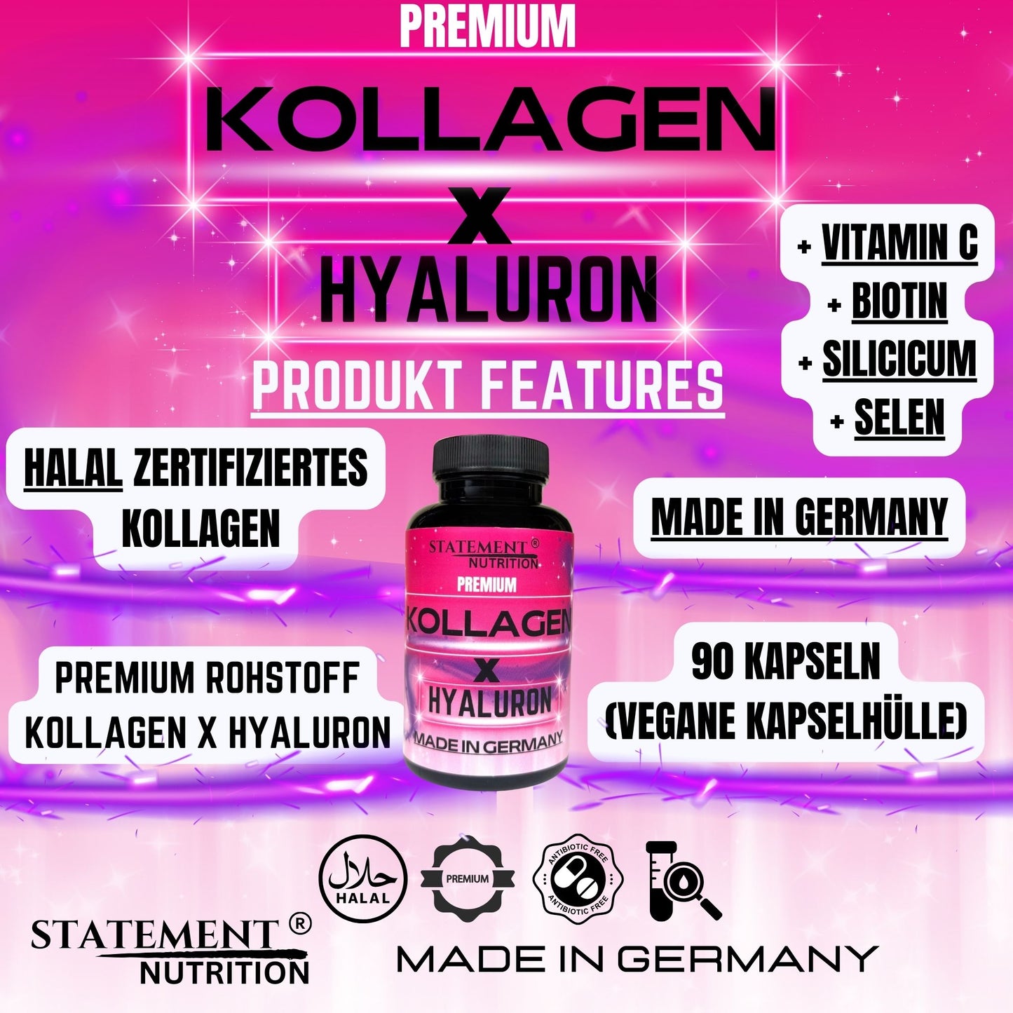 (HALAL) Kollagen X Hyaluron