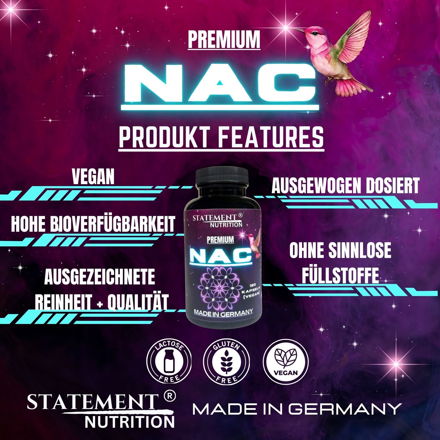 PREMIUM NAC (N-Acetyl Cysteine)